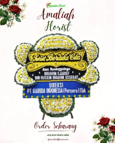 Papan Bunga Duka di Tipar Raya