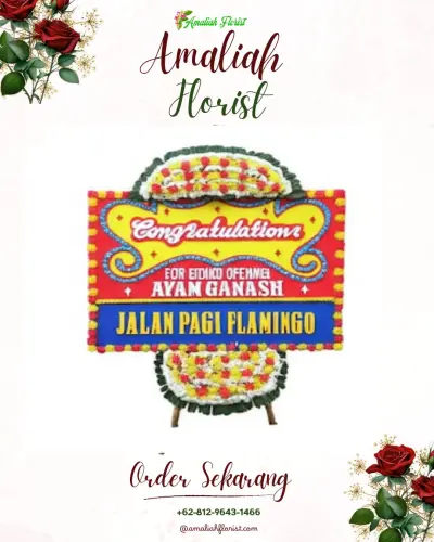 Bunga Papan Congratulation di Tipar Raya